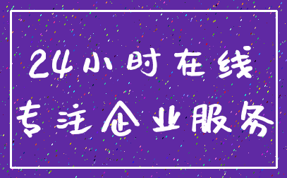 24小时在线_专注企业服务