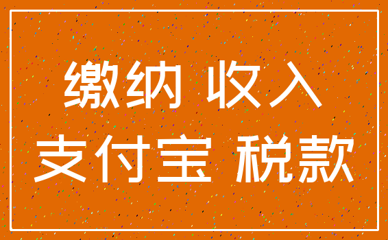 缴纳 收入_支付宝 税款