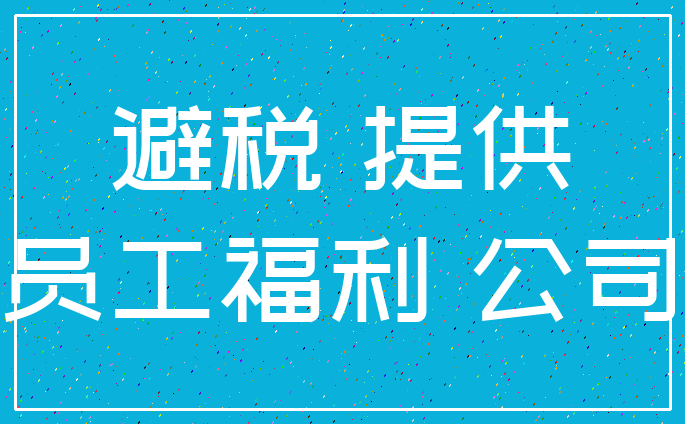 避税 提供_员工福利 公司