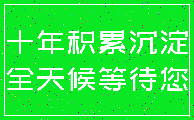 十年积累沉淀_全天候等待您