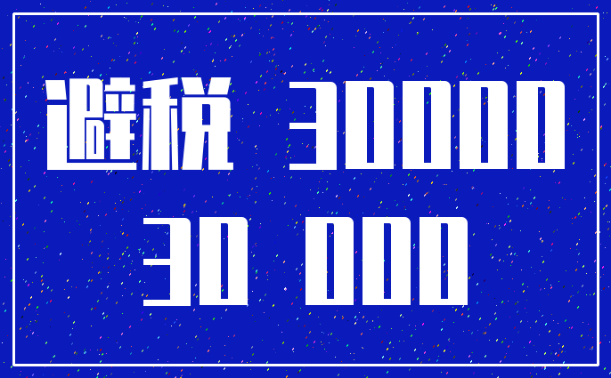 避税 30000_30 000