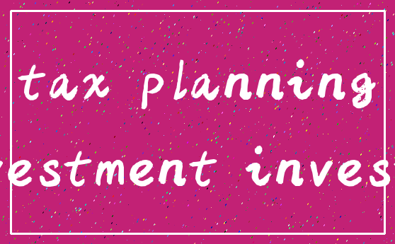 tax planning_investment investor