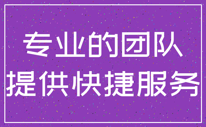 专业的团队_提供快捷服务