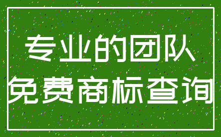 专业的团队_免费商标查询