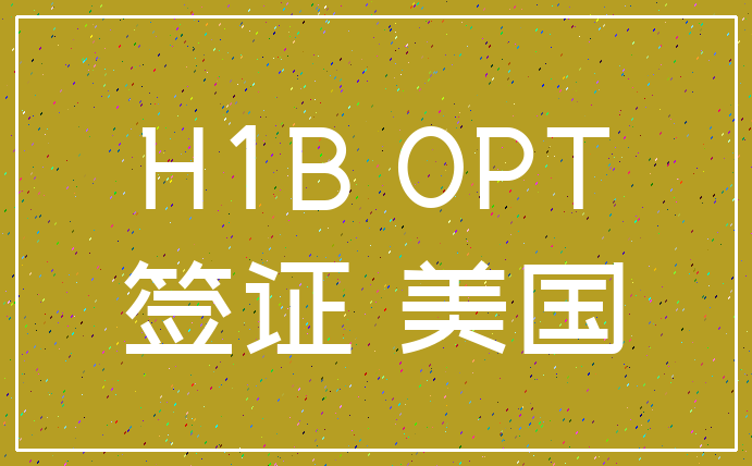 H1B OPT_签证 美国