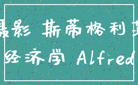 摄影 斯蒂格利茨_经济学 Alfred