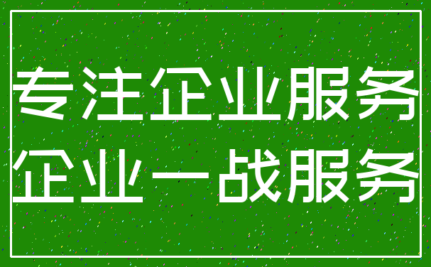 专注企业服务_企业一战服务