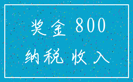 奖金 800_纳税 收入