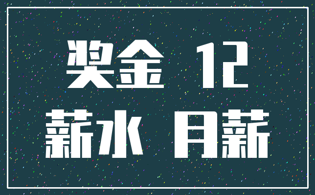 奖金 12_薪水 月薪