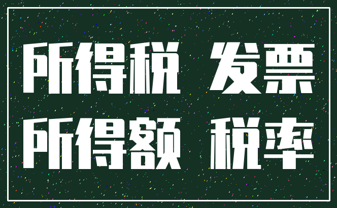 所得税 发票_所得额 税率