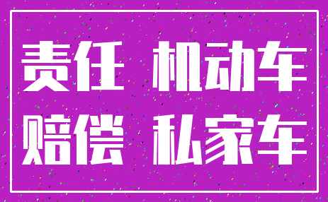 责任 机动车_赔偿 私家车