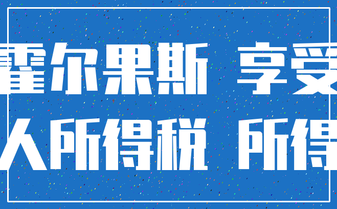 霍尔果斯 享受_个人所得税 所得税