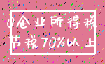 0企业所得税_节税70%以上