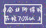 0企业所得税_节税70%以上