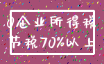 0企业所得税_节税70%以上