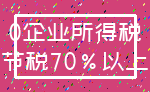 0企业所得税_节税70%以上