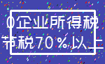 0企业所得税_节税70%以上