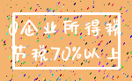 0企业所得税_节税70%以上