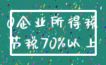 0企业所得税_节税70%以上