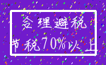 合理避税_节税70%以上