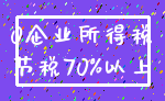 0企业所得税_节税70%以上