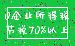 0企业所得税_节税70%以上