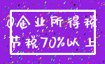 0企业所得税_节税70%以上