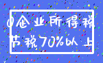 0企业所得税_节税70%以上