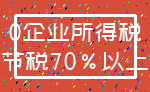 0企业所得税_节税70%以上