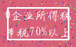 0企业所得税_节税70%以上