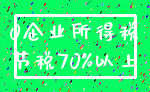 0企业所得税_节税70%以上