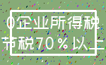 0企业所得税_节税70%以上