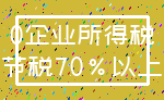 0企业所得税_节税70%以上