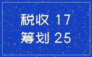 税收 17_筹划 25